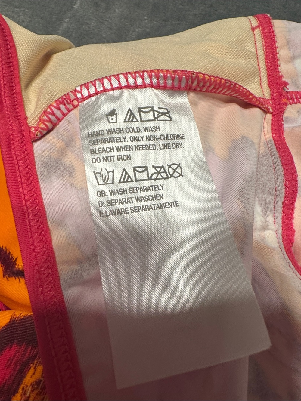 NWOT D & Co BEACH Bright Floral Shark HemTankini w/Pink Swim Shorts Sz 10 - Picture 14 of 16